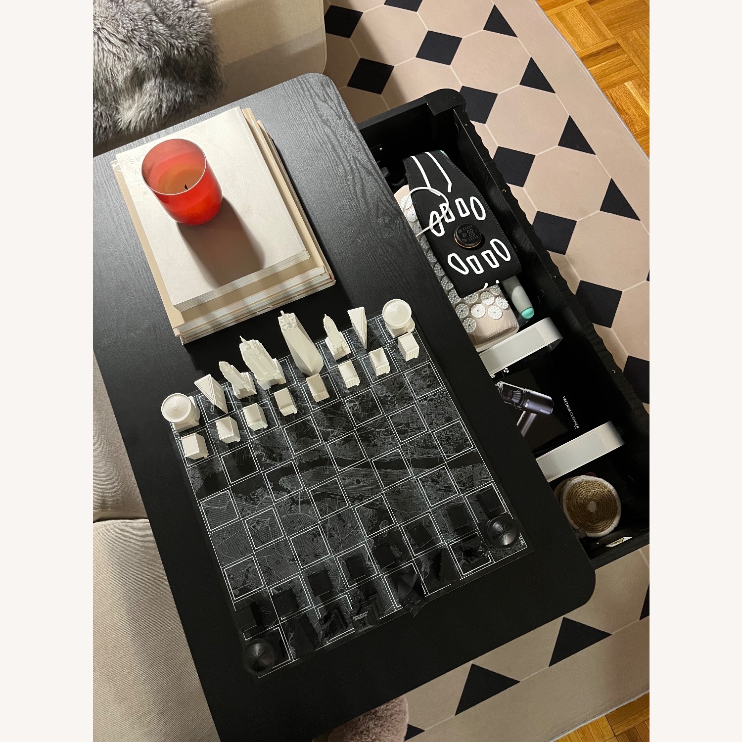 Amazon Black Lift Top Coffee Table  - image-5