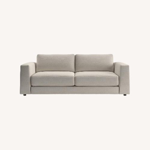 Used Crate & Barrel Peyton 88.5" Sofa - Monet Fabric in Champagne for sale on AptDeco
