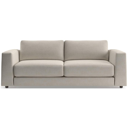 Used Crate & Barrel Peyton 88.5" Sofa - Monet Fabric in Champagne for sale on AptDeco