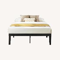 Black Wood Queen Bed Frame