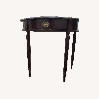 The Bombay Company Dark Brown Wood Side Table