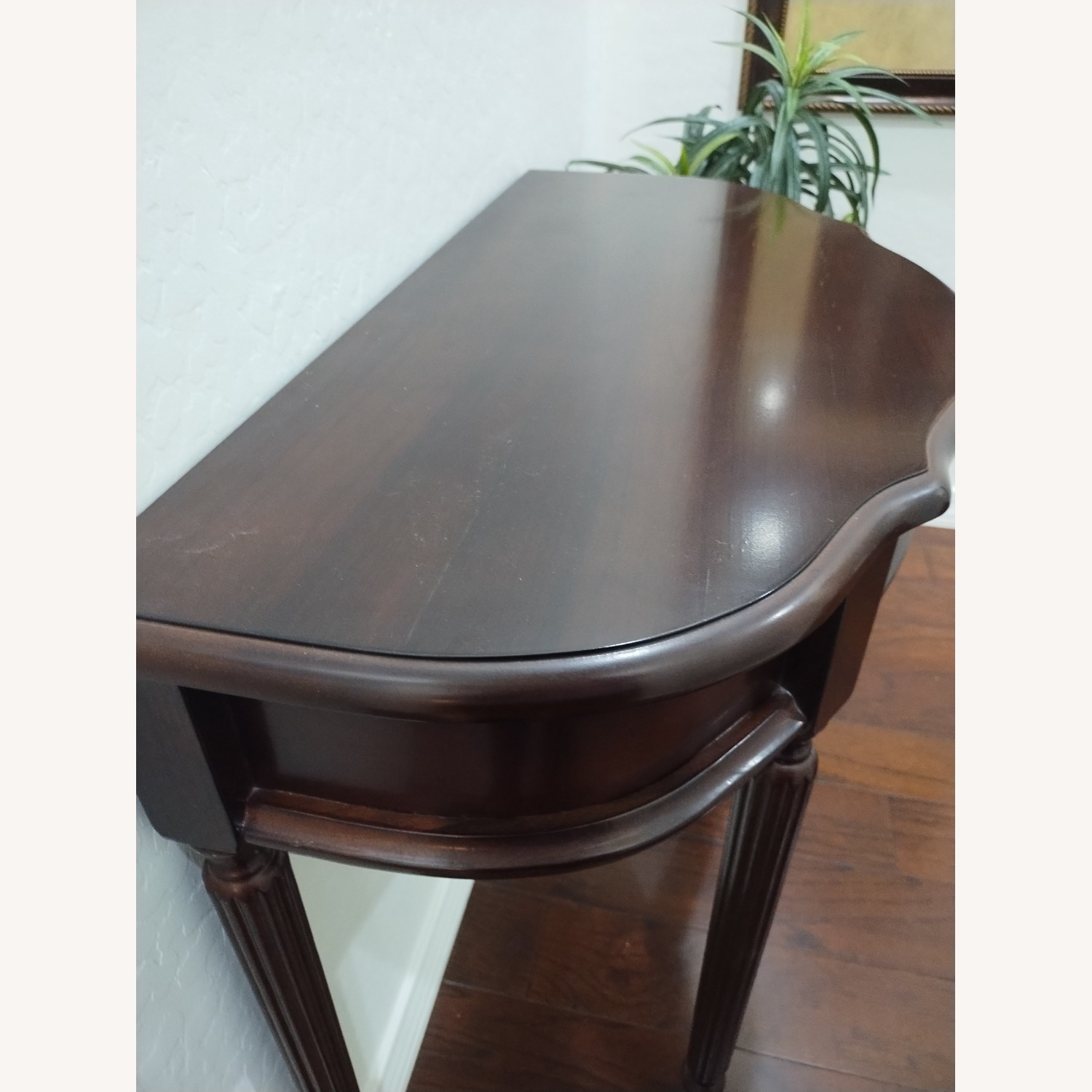 The Bombay Company Dark Brown Wood Side Table - image-1
