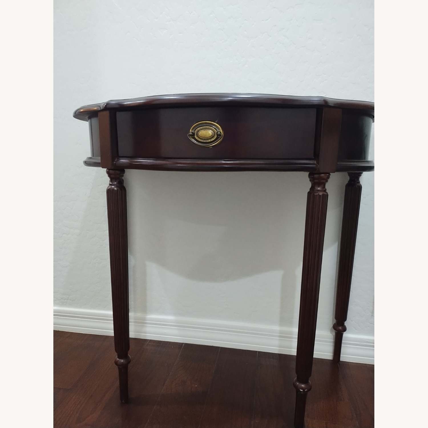 The Bombay Company Dark Brown Wood Side Table - image-0