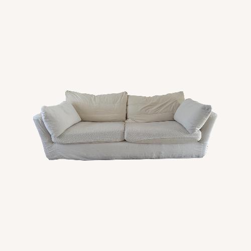 Used Shabby Chic Rachel Ashwell White 3+ Seater Sofa for sale on AptDeco
