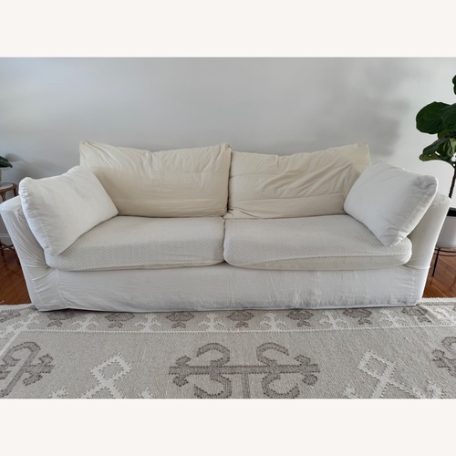 Used Shabby Chic Rachel Ashwell White 3+ Seater Sofa for sale on AptDeco