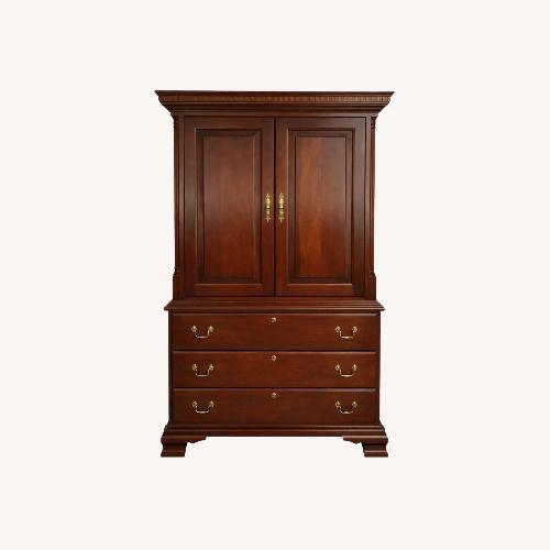 Used Statton Furniture Dark Brown Wood Dresser for sale on AptDeco