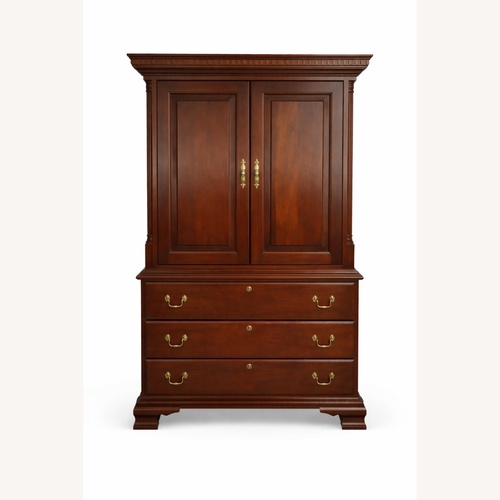 Used Statton Furniture Dark Brown Wood Dresser for sale on AptDeco