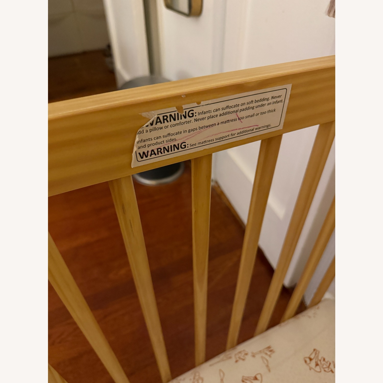 Wave Convertible Crib in Natural Wood  - image-4