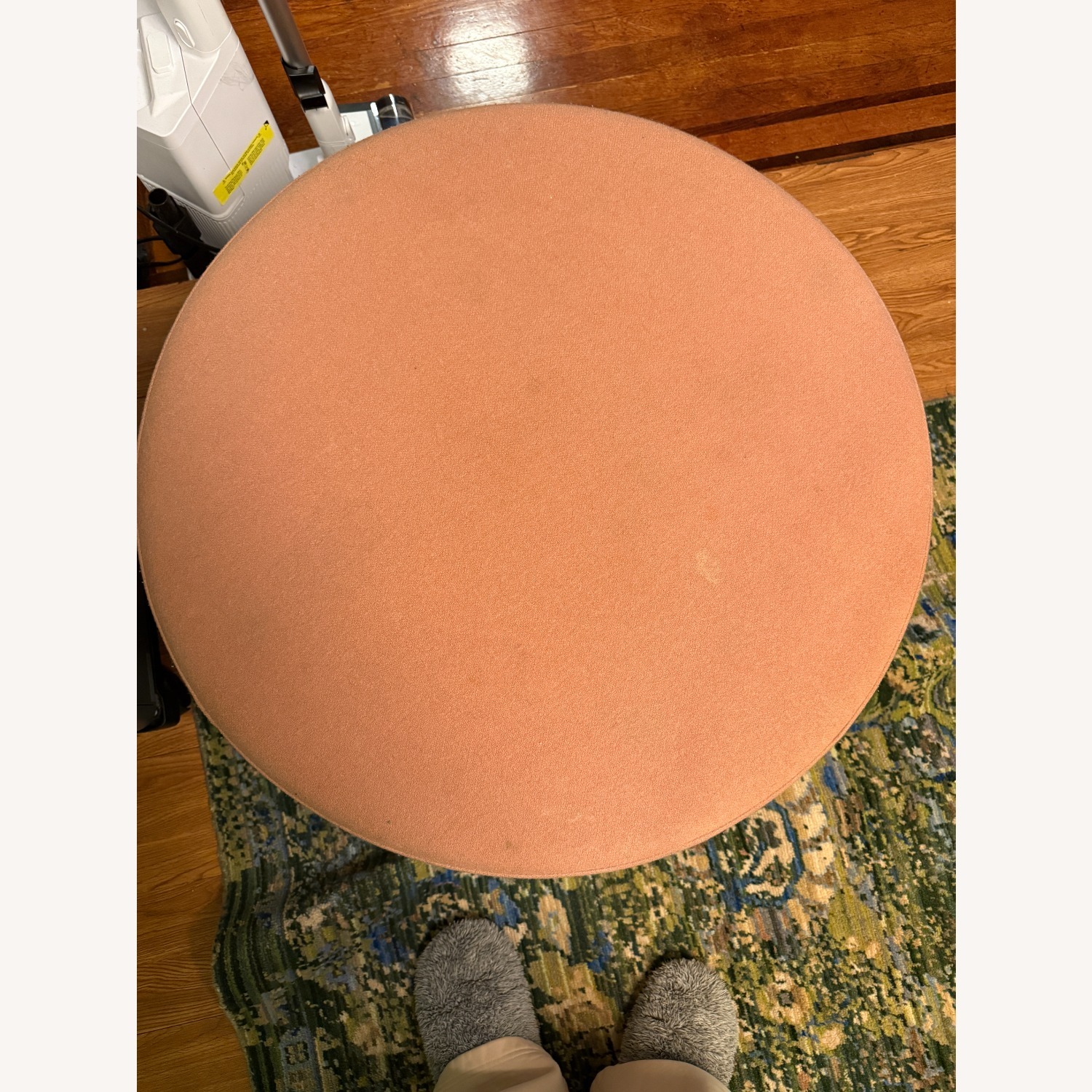 Blu Dot Bumper Blush Fabric Ottoman - image-3