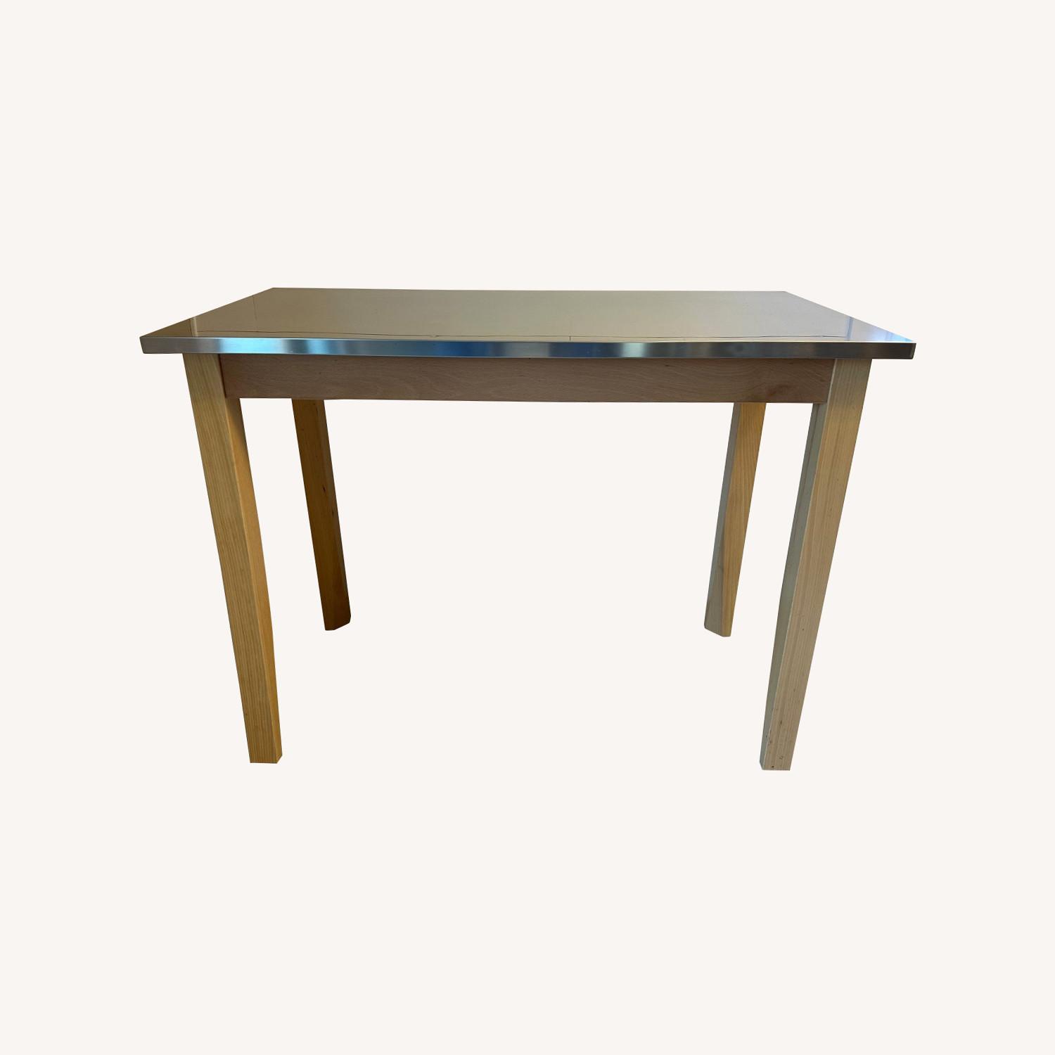Stainless Steel Kitchenette Table - image-0