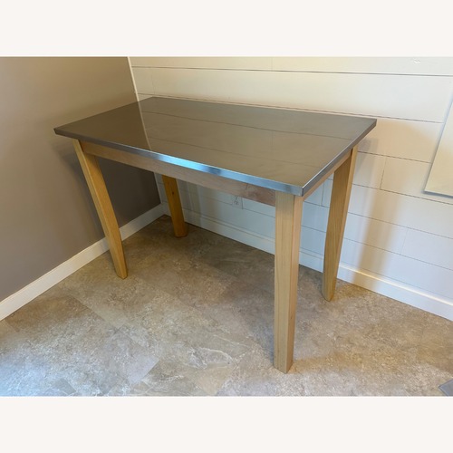 Used Stainless Steel Kitchenette Table for sale on AptDeco