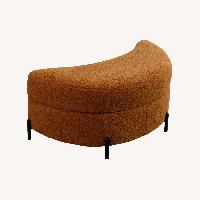 Hokku Designs Achorn Caramel Ottoman with storage