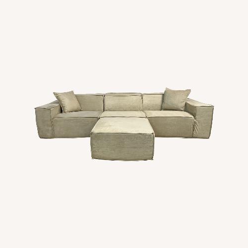 Used Rove Concepts Labs M1 Three Seater Sofa and Ottoman for sale on AptDeco