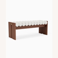 Denver Modern Jasper Bench in Walnut