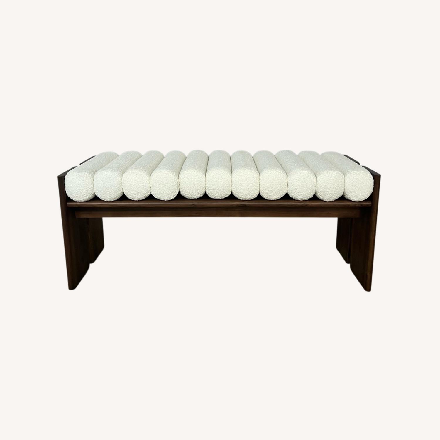 Denver Modern Jasper Bench in Walnut - image-0