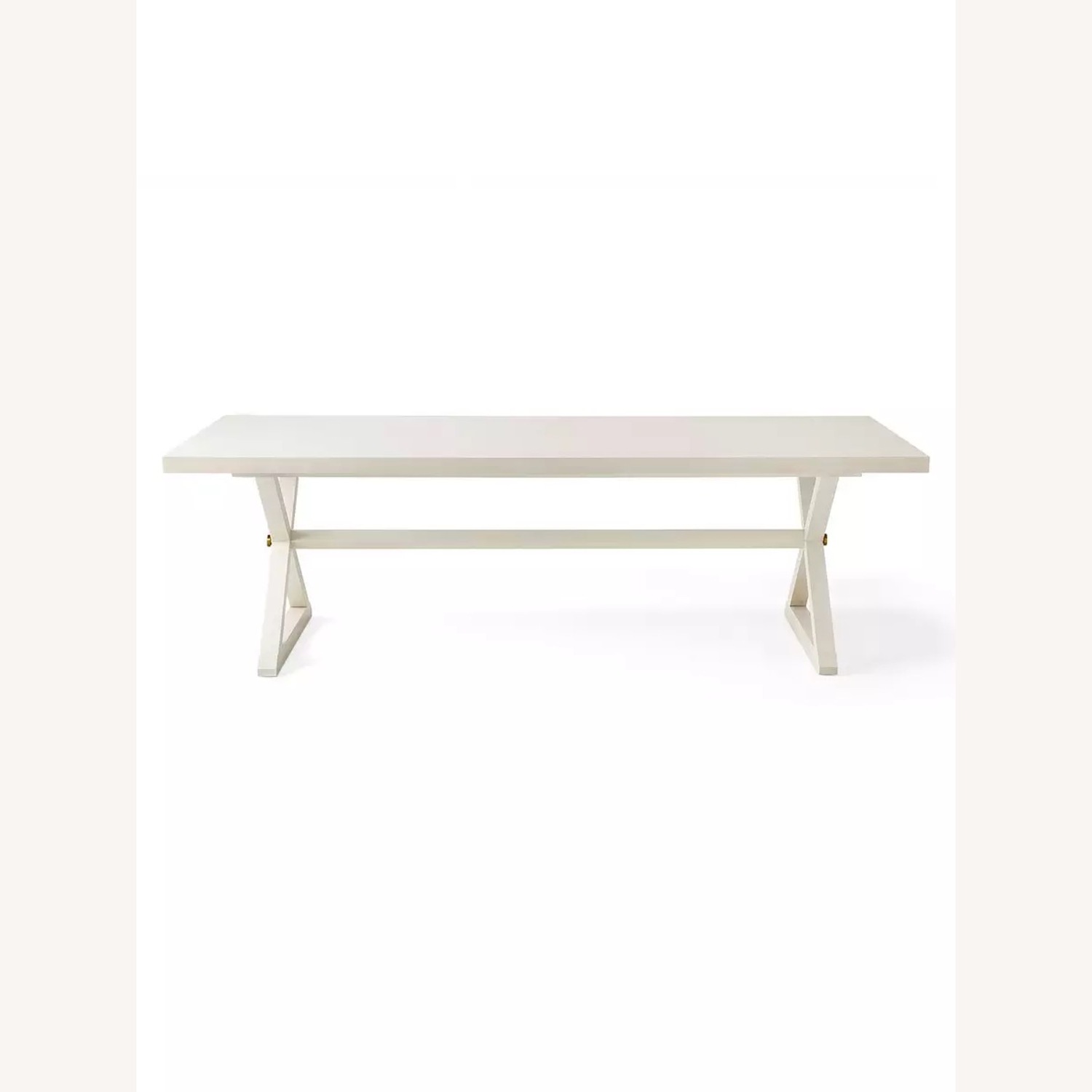 Serena & Lily Hayes White Wood Dining Table - image-1