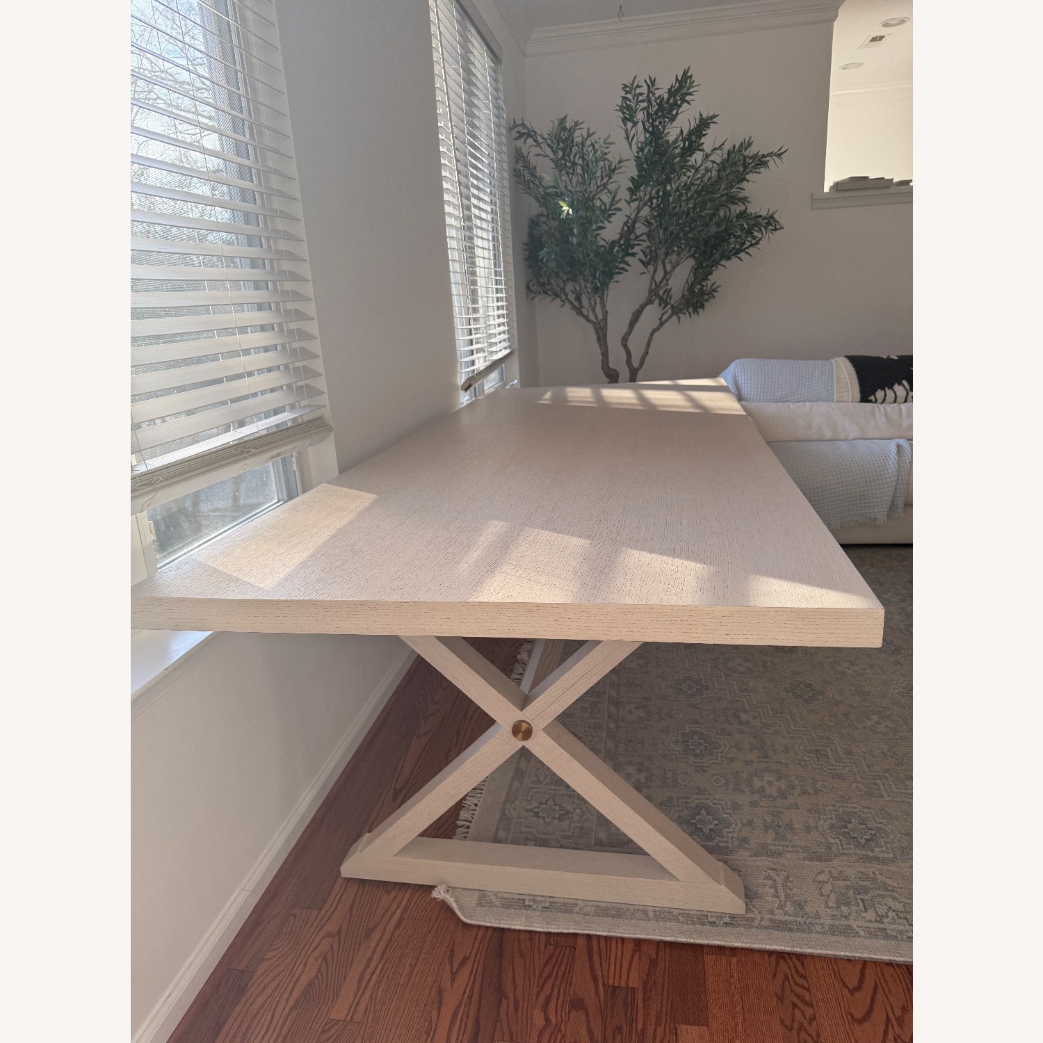 Serena & Lily Hayes White Wood Dining Table - image-2