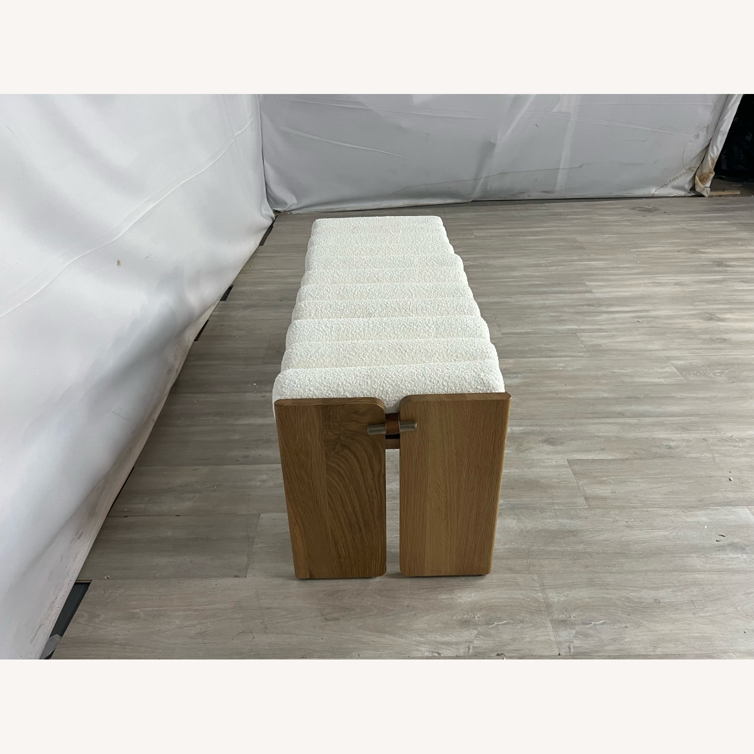 Denver Modern Jasper Bench in White Oak - image-3