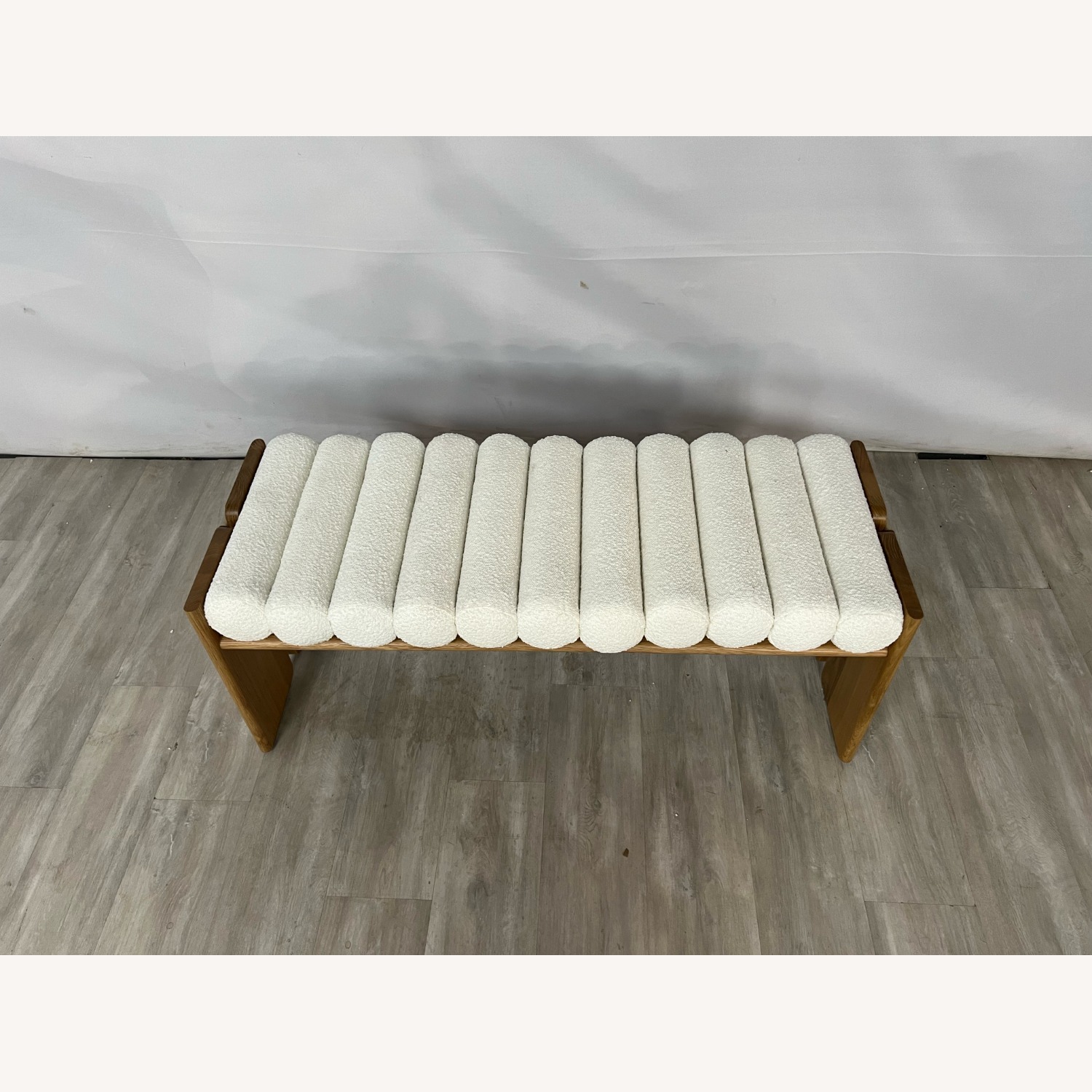 Denver Modern Jasper Bench in White Oak - image-5