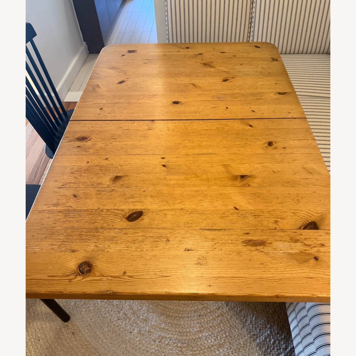 Vintage/Antique Natural Wood Dining Table - image-2