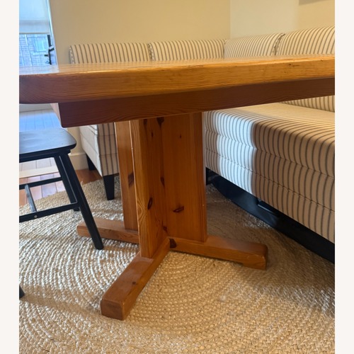 Used Vintage/Antique Natural Wood Dining Table for sale on AptDeco