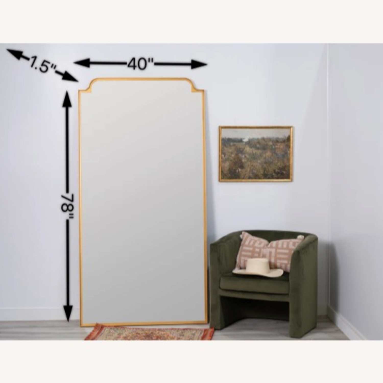 Cooper Classics Heidi Arch Metal Wall Mirror - image-3