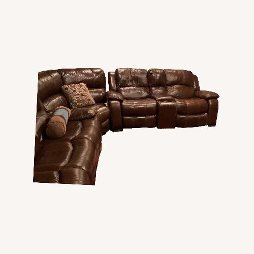 Used Sectional Leather Sofa for sale on AptDeco