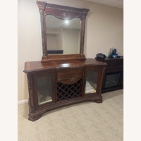 Raymour & Flanigan Dark Brown Sideboard