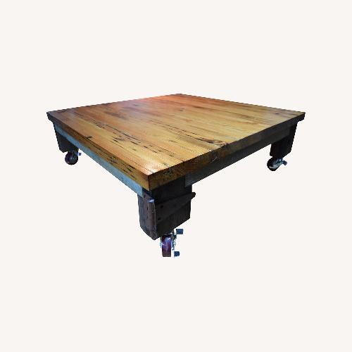 Used Custom Made Reclaimed Loft Table for sale on AptDeco