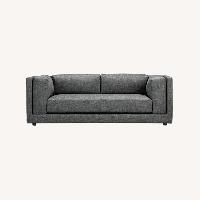 CB2 Bolla Dark Gray 2 Seater Sofa