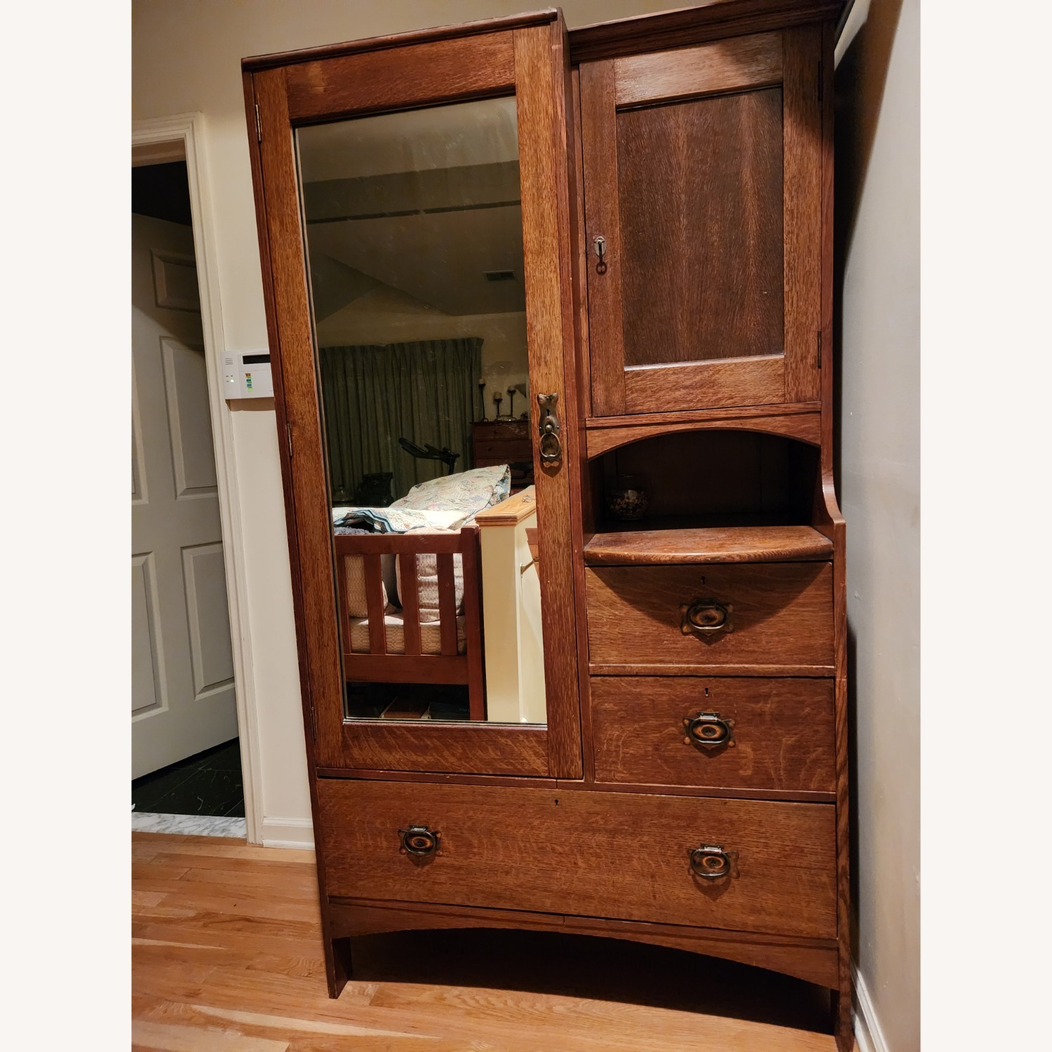 Oak Armoire - image-3