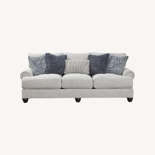 Used Ashley Furniture Light Gray Fabric 3+ Seater Sofa for sale on AptDeco