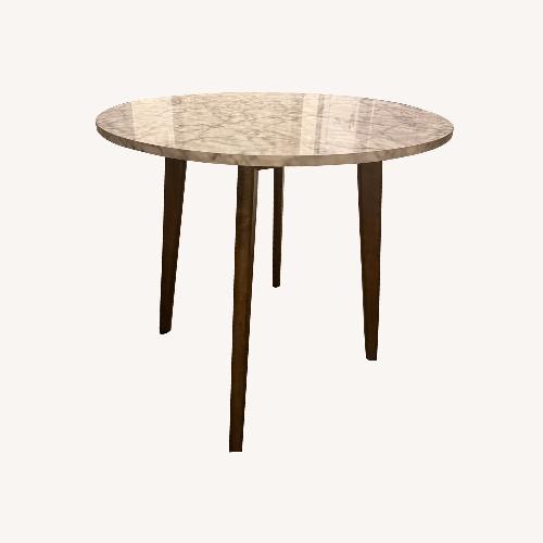 Used Light Gray Dining Table for sale on AptDeco
