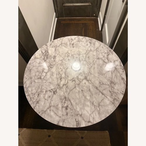 Used Light Gray Dining Table for sale on AptDeco