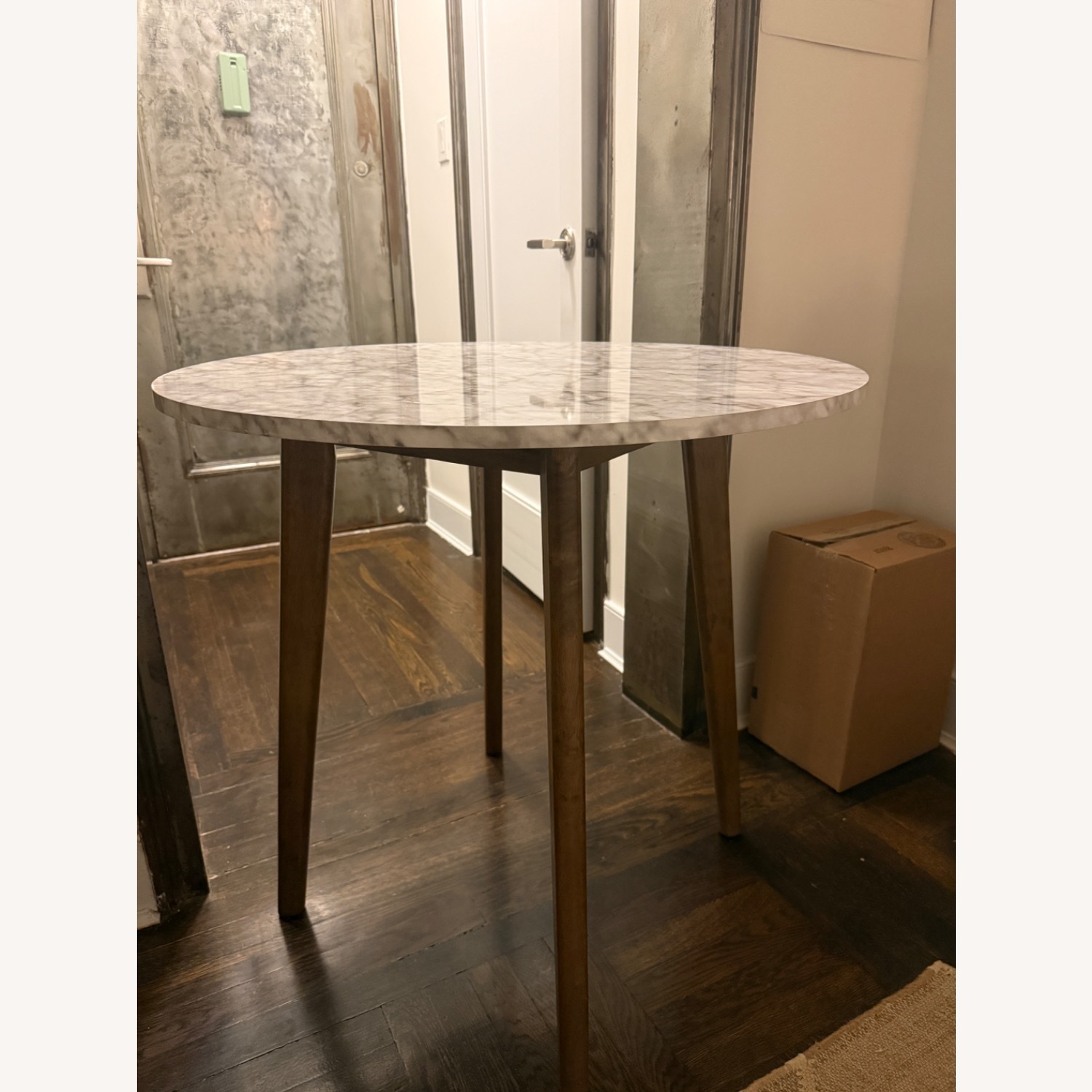 Light Gray Dining Table - image-2