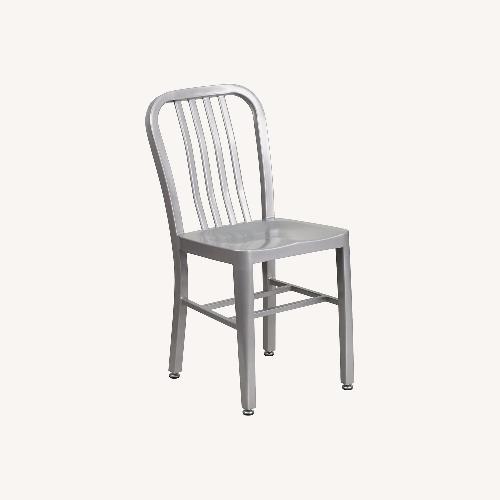 Used Amazon Aluminum Navy Dining Chairs for sale on AptDeco
