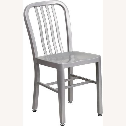 Used Amazon Aluminum Navy Dining Chairs for sale on AptDeco