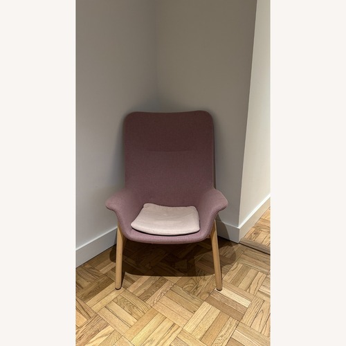 Used IKEA Vedbo Pink Wood Armchair for sale on AptDeco