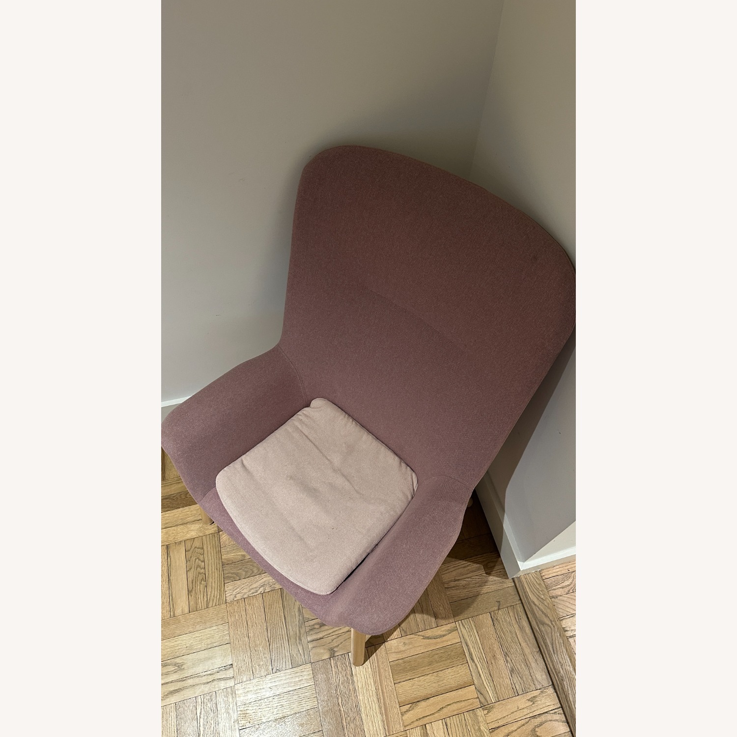 IKEA Vedbo Pink Wood Armchair - image-3