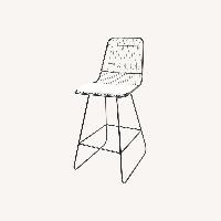 Amazon Black Metal Indoor Outdoor Counter Barstool