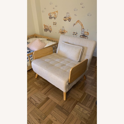 Used Amazon Jasiway Light Brown Fabric Sleeper Sofa for sale on AptDeco