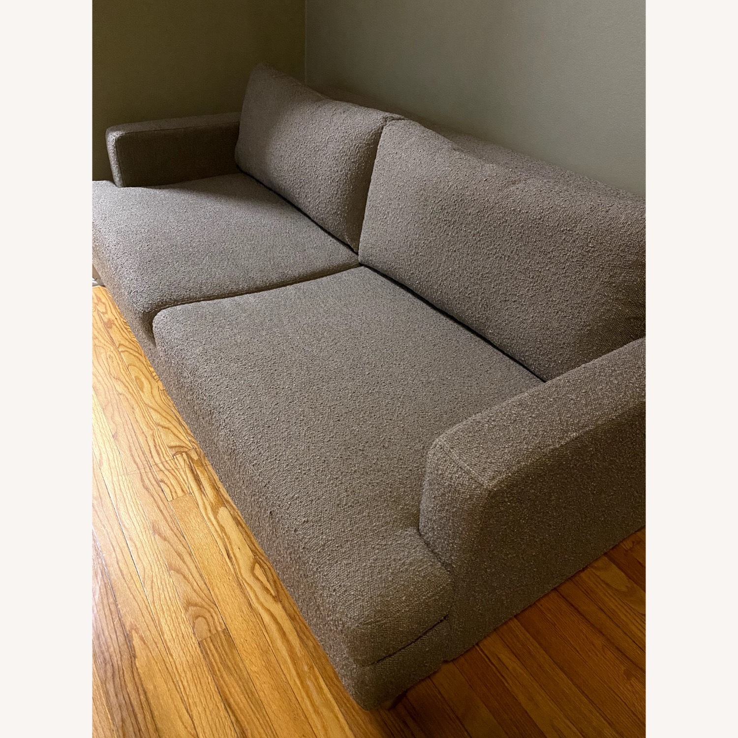 Albany Park Lido Dark Brown Boucle 2 Seater Sofa - image-2