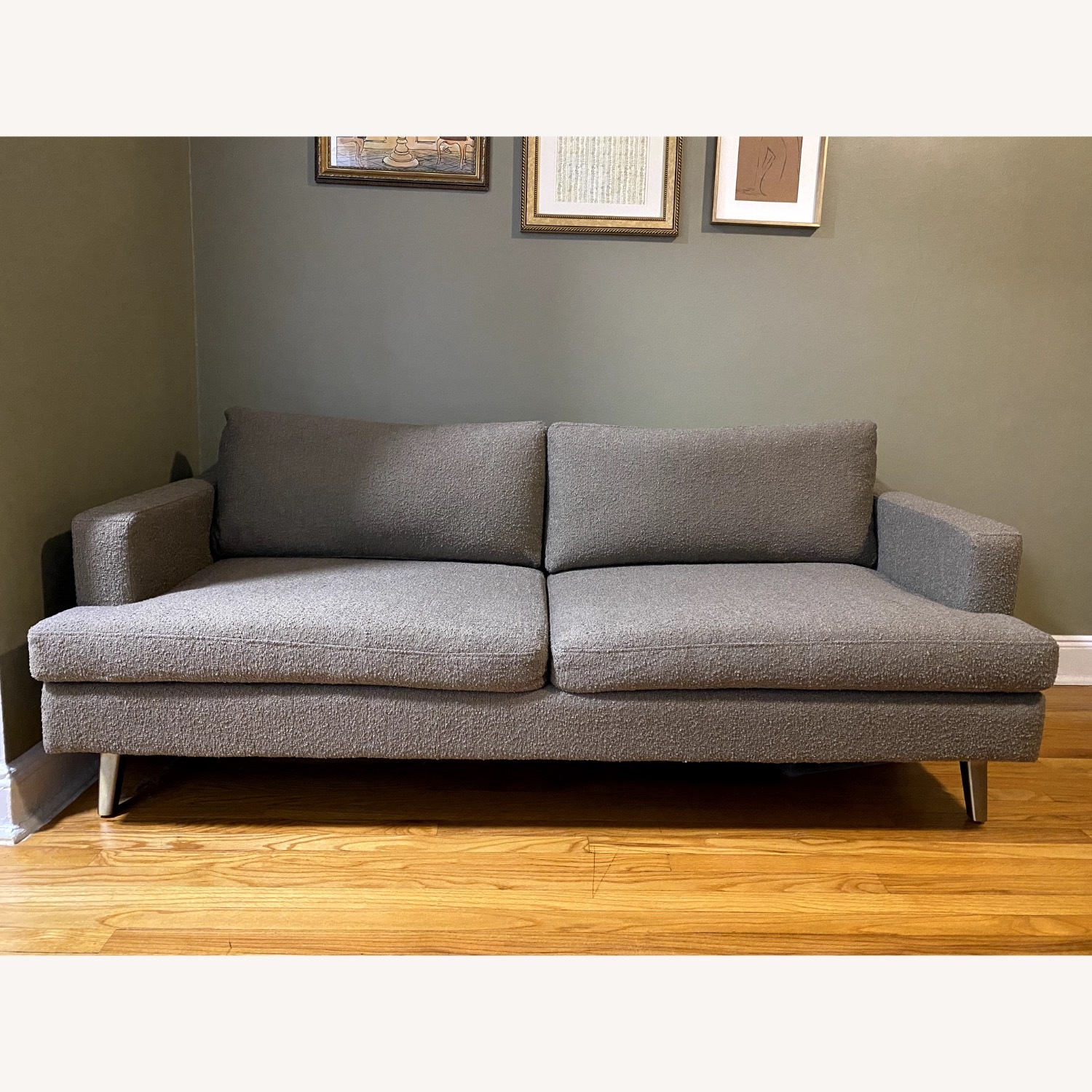 Albany Park Lido Dark Brown Boucle 2 Seater Sofa - image-3