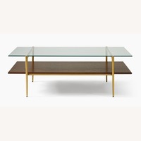 West Elm Mid-Century Art Display Coffee Table 46"