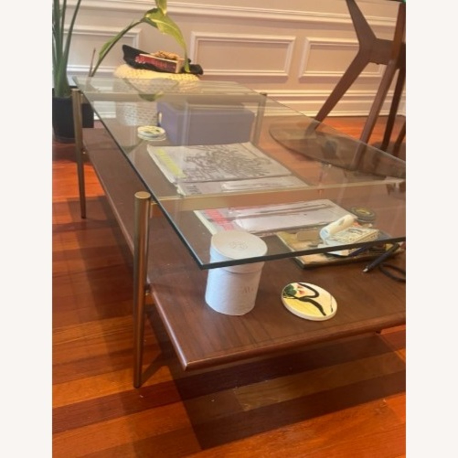 West Elm Mid-Century Art Display Coffee Table 46" - image-4