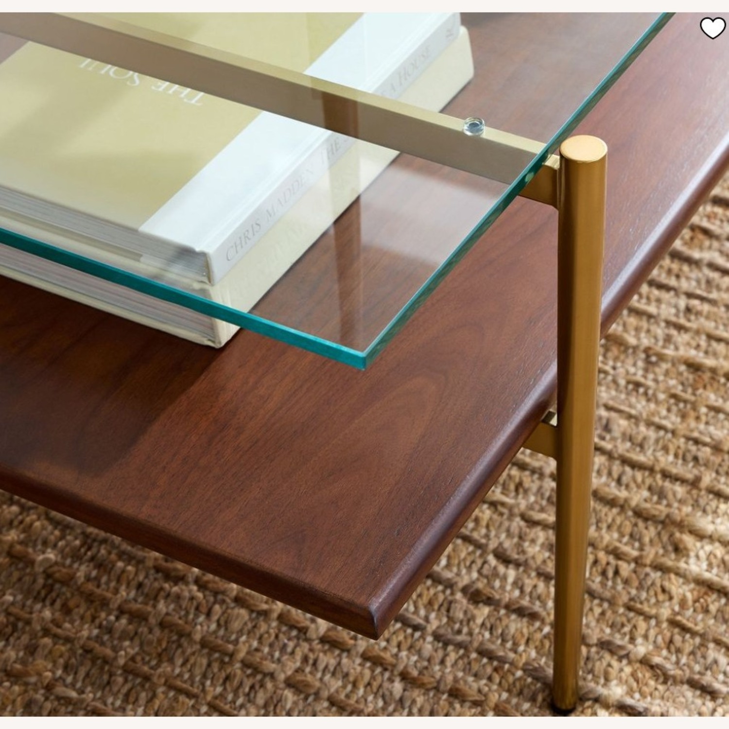 West Elm Mid-Century Art Display Coffee Table 46" - image-2