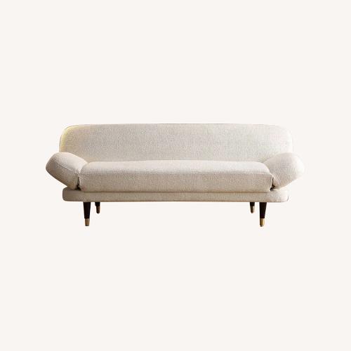 Used Daals Solna 2-Seater Sofa Bed Beige Boucle for sale on AptDeco