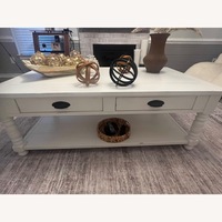 White Wood Coffee Table