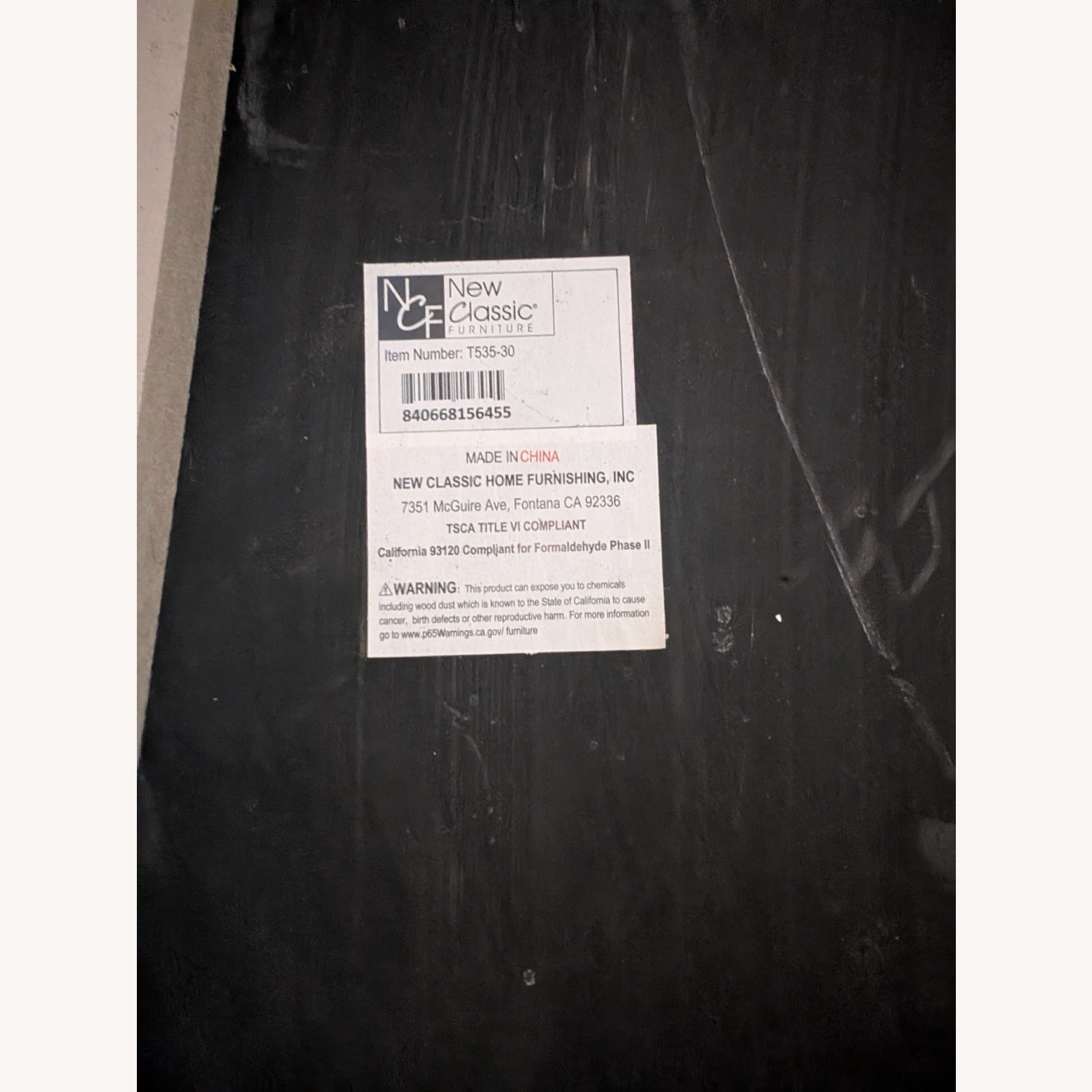 Marbled Console Table Antique Gold - image-8