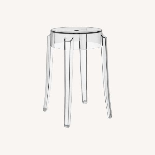Used Kartell Charles Ghost Transparent Stools for sale on AptDeco